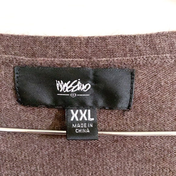 Dark brown over-sized cardigan - Picture 2 of 3